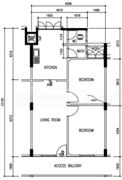Common Room (HDB) for Rent in  2 Tanjong Pagar Plaza - Image 7