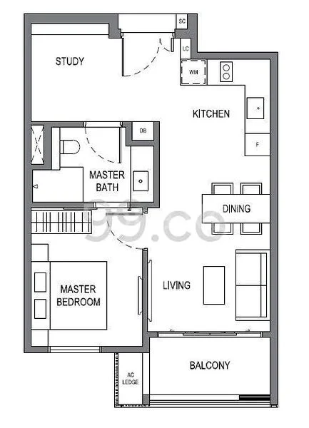 1 Bed Apartment (Condo) for Rent in Parksuites - Image 7