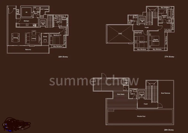 3+1 Bed Apartment (Condo) for Rent in  Iresidences - Image 8
