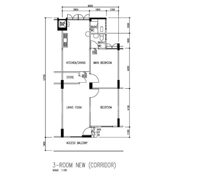 3 Room (3NG) HDB for Sale in 313 Shunfu Road - Image 6