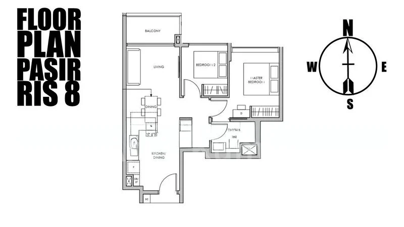 2 Bed Condo for Rent in Pasir Ris Drive 8 - Image 15