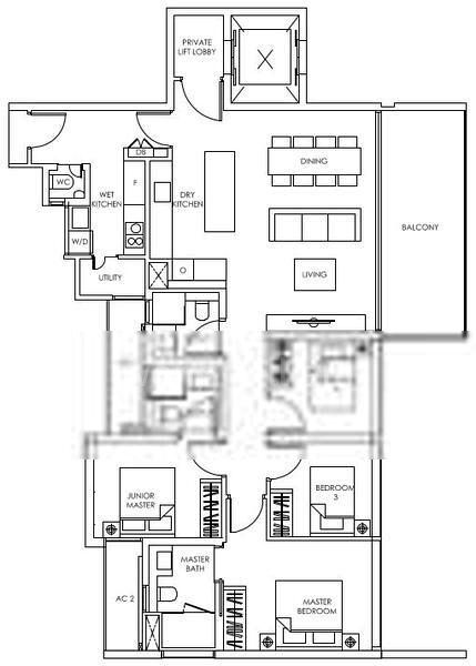 4 Bed Condo for Rent in  Sloane Residences - Image 16