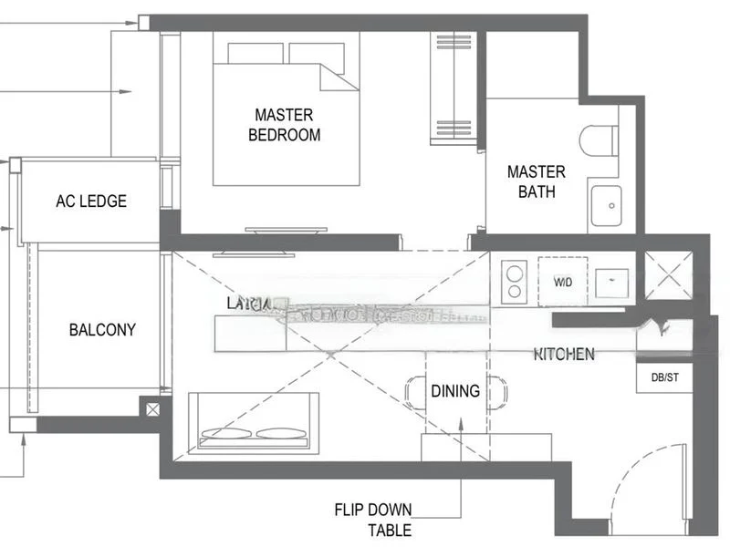 1 Bed Condo for Sale in  The M - Image 9
