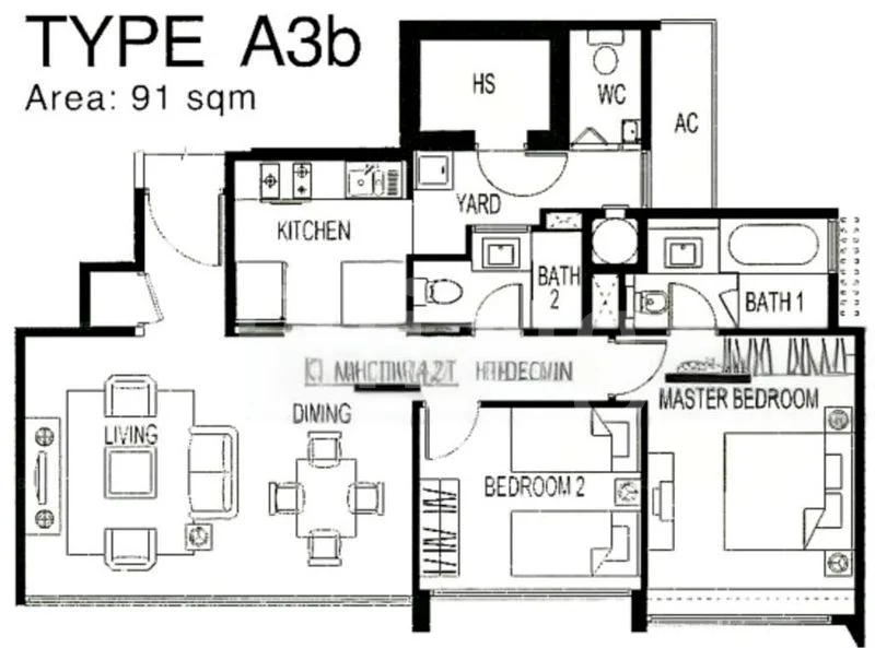 3 Bed Condo for Rent in  Belmond Green - Image 7