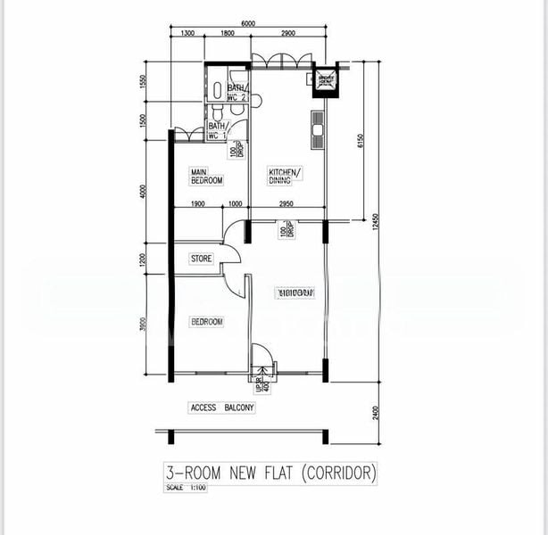 3 Room (3NG) HDB for Sale in  532 Bedok North Street 3 - Image 9