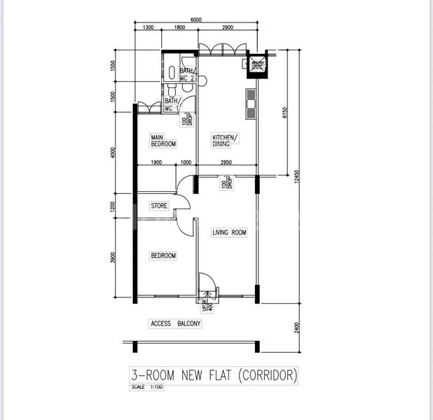 3 Room (3NG) HDB for Sale in 819 Tampines Street 81 - Image 7