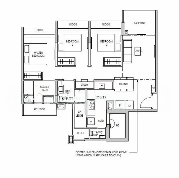 Room (Condo) for Rent in  The Parc Condominium - Image 5