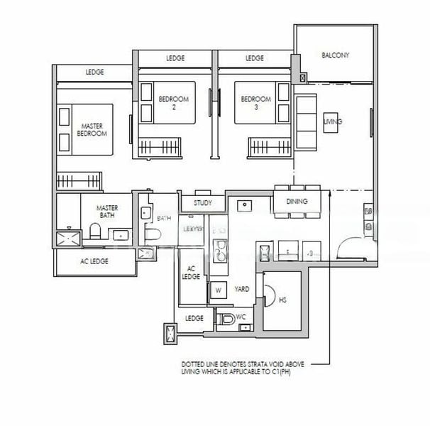 Room (Condo) for Rent in  The Parc Condominium - Image 4