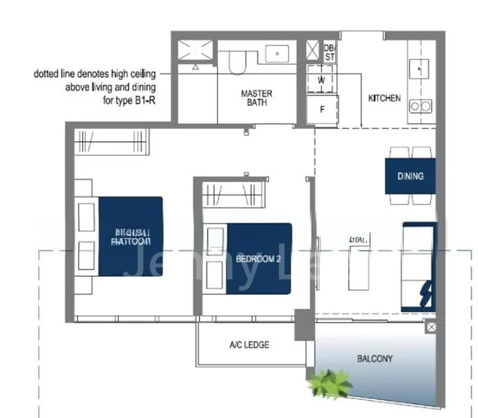 2 Bed Condo for Rent in  Lake Grande - Image 12