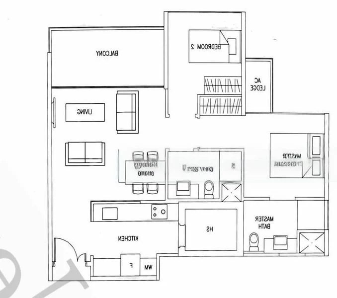 2 Bed Executive Condo for Rent in  Austville Residences - Image 7