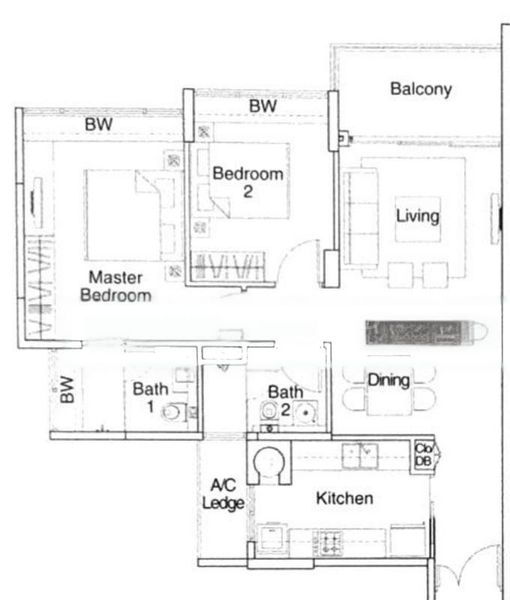 2 Bed Condo for Sale in  The Gale - Image 5