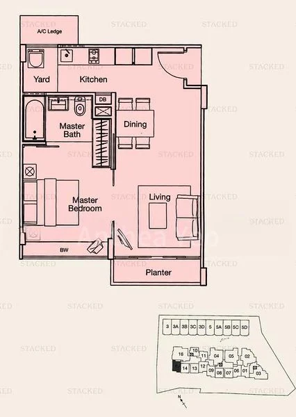 1 Bed Condo for Rent in  The Ford @ Holland - Image 7