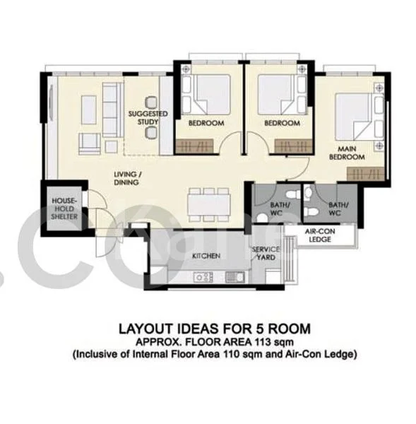 5 Room (5I) HDB for Sale in  165A Yung Kuang Road - Image 10