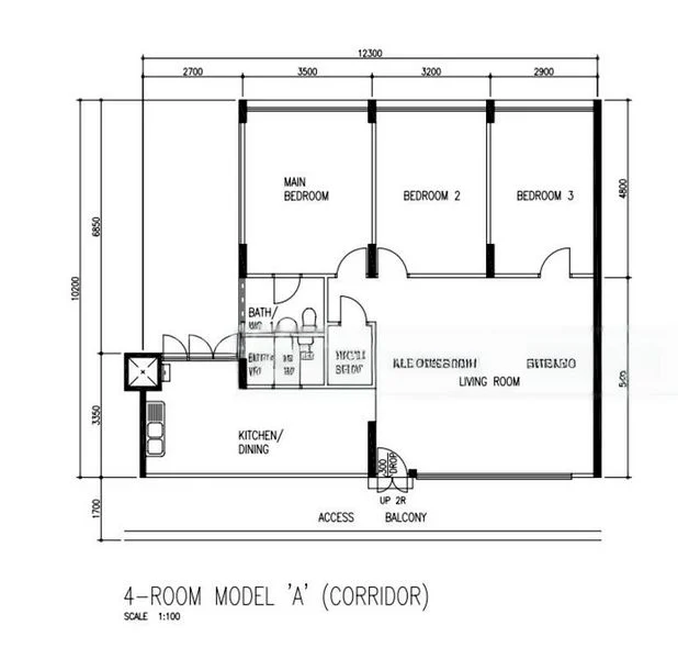 Master Room (HDB) for Rent in  232 Simei Street 4 - Image 8