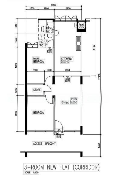 3 Room (3NG) HDB for Sale in  430 Clementi Avenue 3 - Image 5