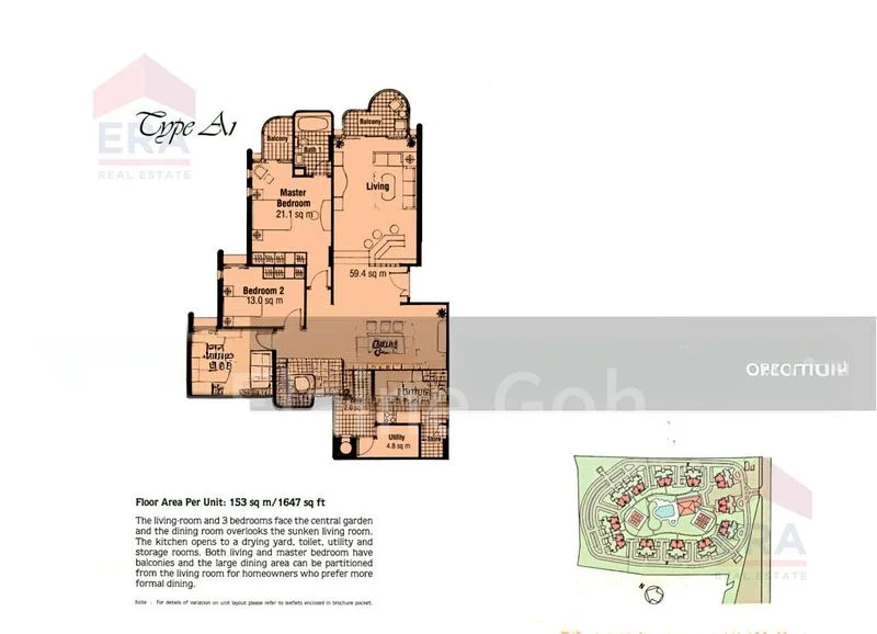 2 Bed Condo for Rent in  Cashew Heights Condominium - Image 13