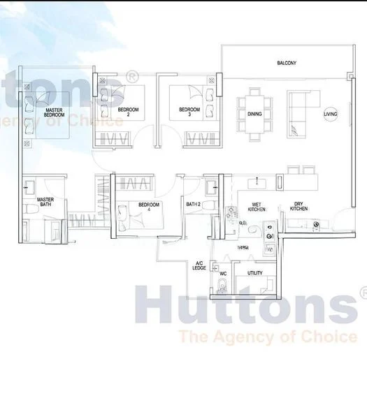 4 Bed Executive Condo for Rent in  The Rainforest - Image 14