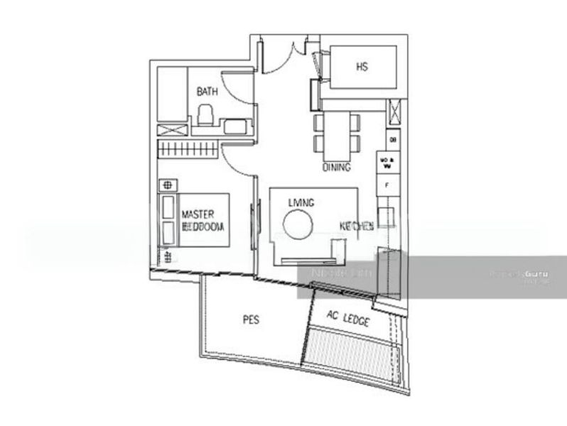 1 Bed Condo for Rent in  Corals At Keppel Bay - Image 4