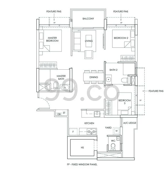3 Bed Executive Condo for Sale in Provence Residence - Image 12