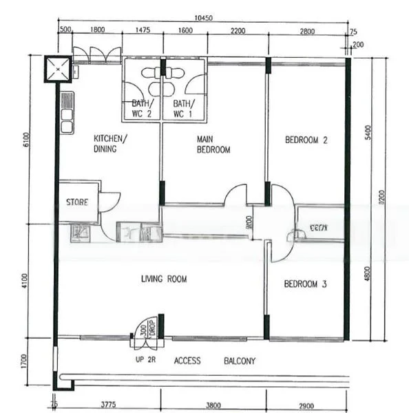 Common Room (HDB) for Rent in  253 Pasir Ris Street 21 - Image 5