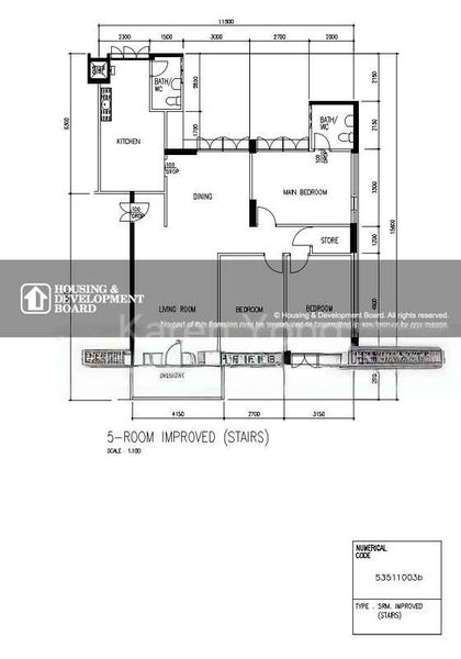 5 Room (5I) HDB for Sale in  137 Marsiling Road - Image 14