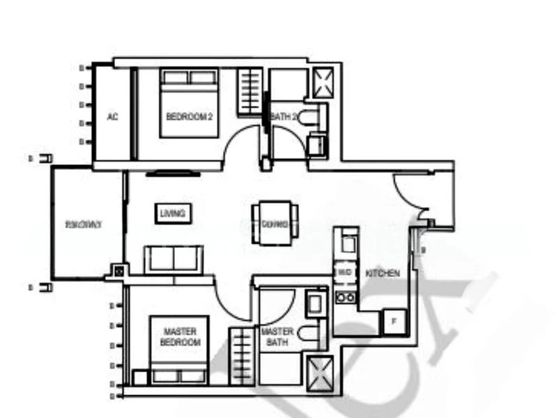 2 Bed Condo for Rent in  Midwood - Image 9