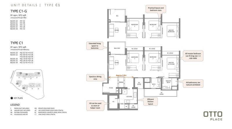 3 Bed Executive Condo for Sale in  Otto Place - Image 7