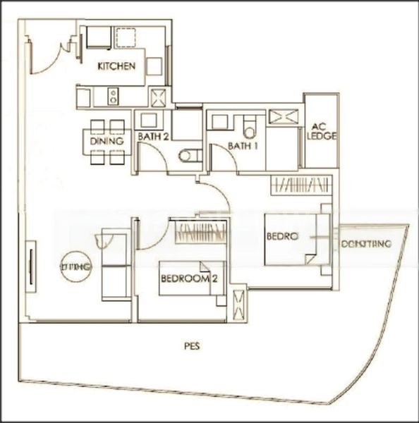 2 Bed Condo for Rent in  Bedok Residences - Image 13