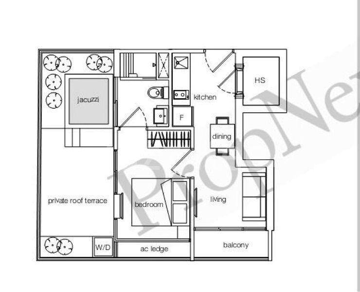 1 Bed Condo for Rent in  Haig 162 - Image 17