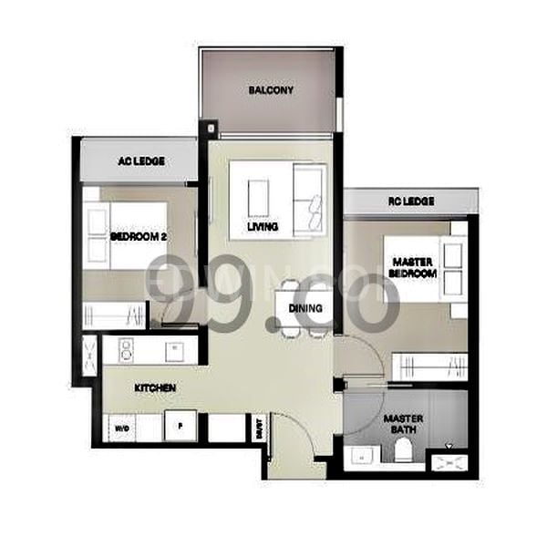 2 Bed Apartment (Condo) for Sale in  Clavon - Image 7
