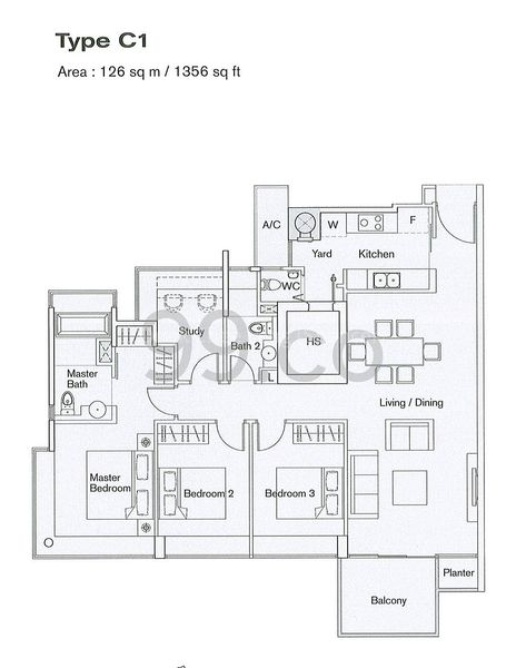 3+1 Bed Apartment (Condo) for Sale in  Casa Merah - Image 18