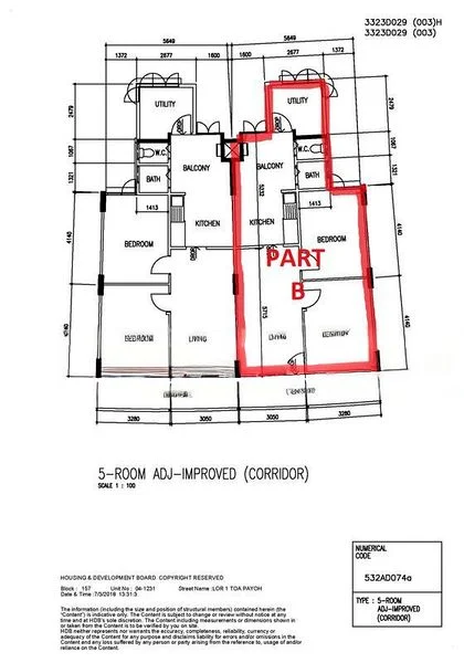 3 Room (3I) HDB for Rent in  157 Lorong 1 Toa Payoh - Image 10