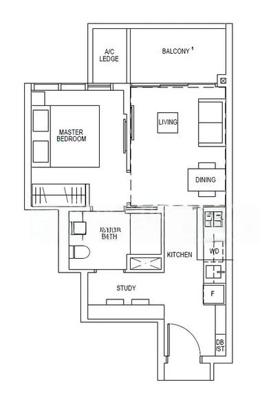 1+1 Bed Condo for Sale in  Riverfront Residences - Image 5