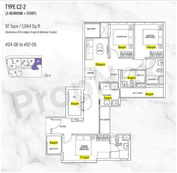 3 Bed Apartment (Condo) for Sale in Zyanya - Image 14