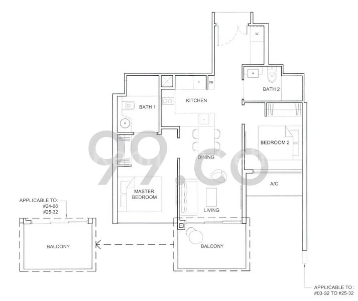 2 Bed Apartment (Condo) for Rent in  High Park Residences - Image 6