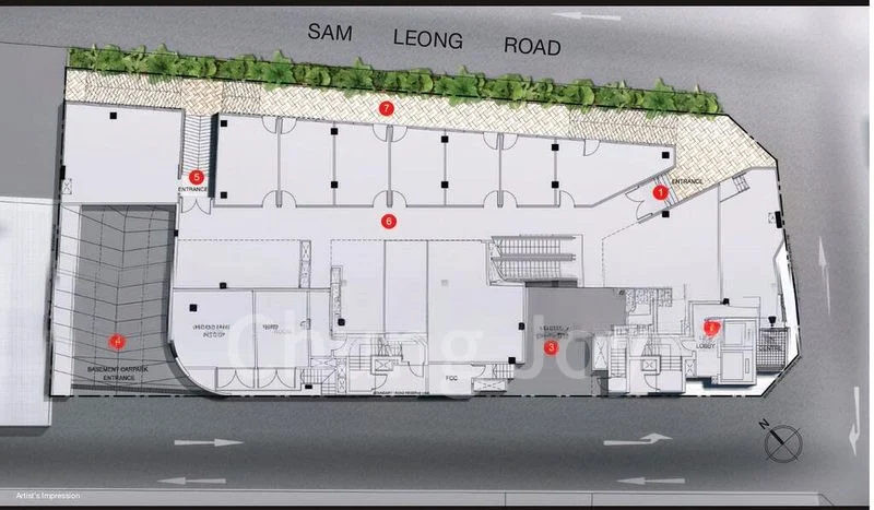 Shop / Shophouse for Sale: Trio, 3 Shophouses for Sale on Jalan Tembusu - Image 4