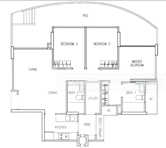 3 Bed Executive Condo for Sale in  The Tampines Trilliant - Image 6