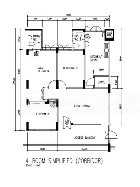 4 Room (4S) HDB for Sale in  801 Woodlands Street 81 - Image 9