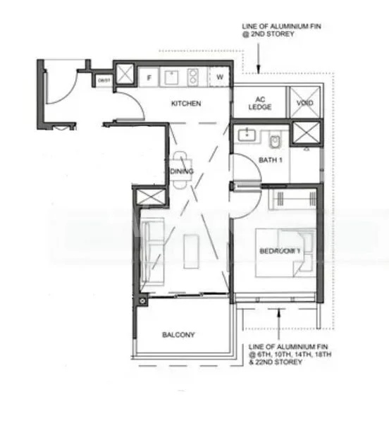 1 Bed Condo for Rent in Parc Clematis - Image 12