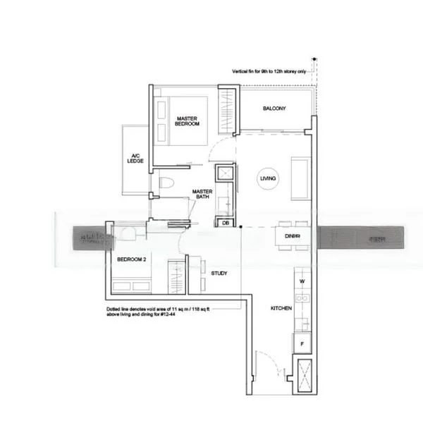 2 Bed Condo for Rent in Forest Woods - Image 5