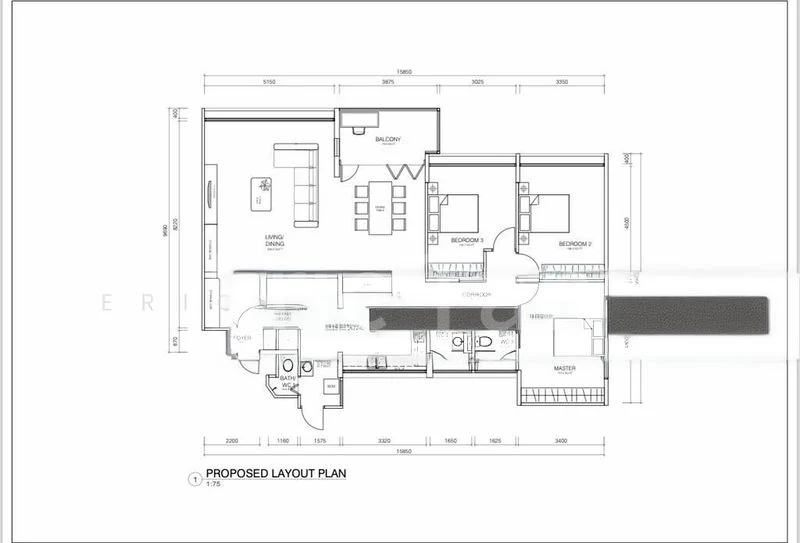 3 Bed Condo for Rent in  Pine Grove - Image 11