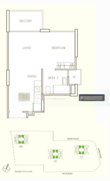 1 Bed Apartment (Condo) for Rent in  Hillion Residences / Hillion Mall - Image 6