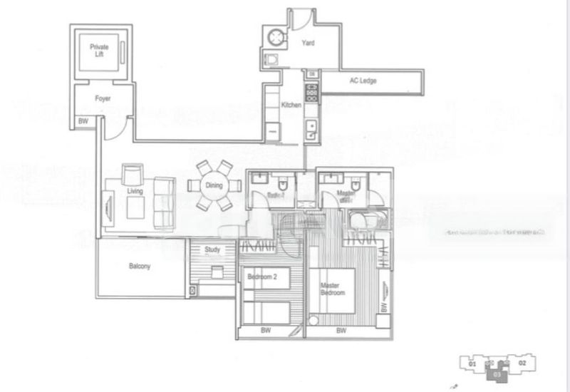 2 Bed Condo for Rent in  Suites @ Cairnhill - Image 7