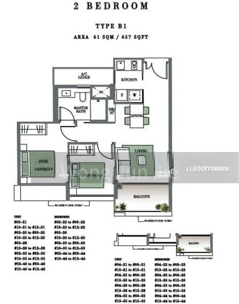 2 Bed Condo for Rent in  Botanique At Bartley - Image 12