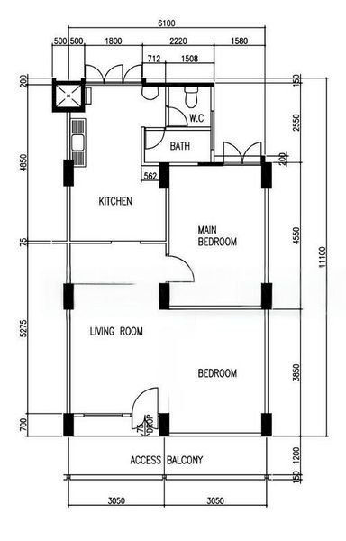 3 Room (3NG) HDB for Rent in  410 Tampines Street 41 - Image 7