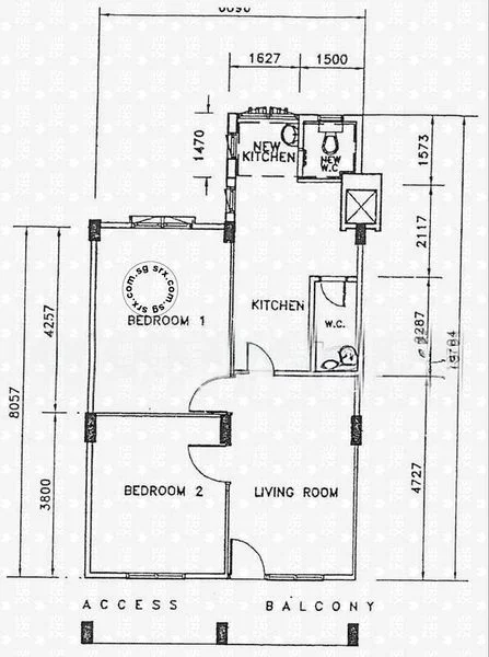 3 Room (3S) HDB for Rent in  27 Jalan Bahagia - Image 18