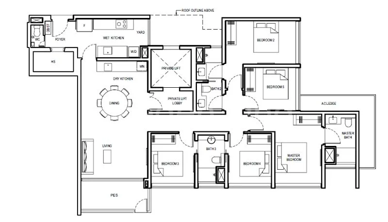 5 Bed Apartment (Condo) for Sale in Grand Dunman - Image 14