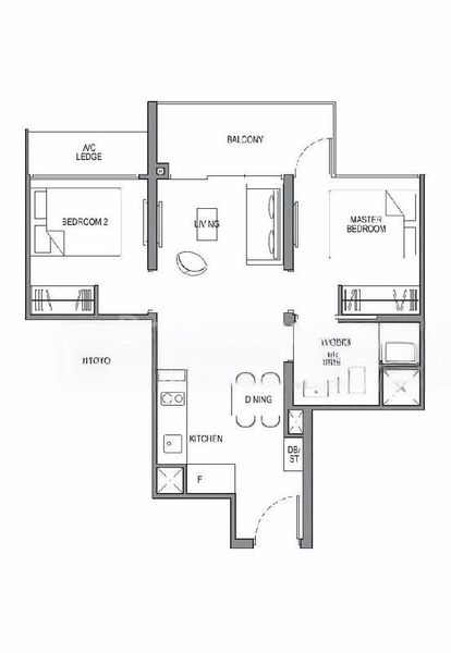 2 Bed Condo for Rent in  Park Colonial - Image 13