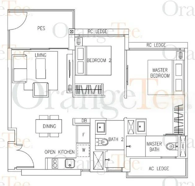 2 Bed Executive Condo for Sale in  The Visionaire - Image 7