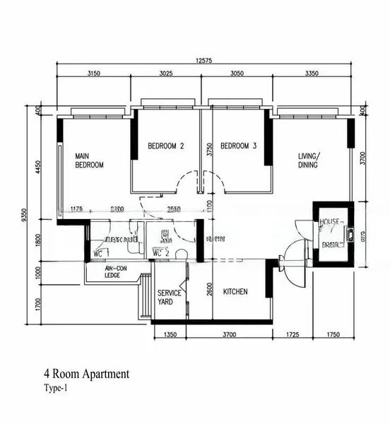 4 Room (4A) HDB for Sale in 322A Sumang Walk - Image 7